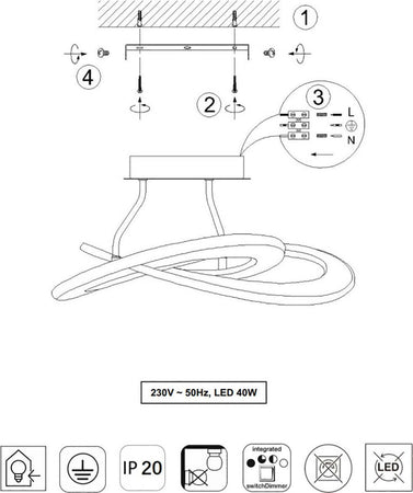 Plafoniera-Trio-Lighting-OAKLAND-40W-LED-4400LM-3000°K-dimmerabile-lampada-soffitto-ultramoderna-interno