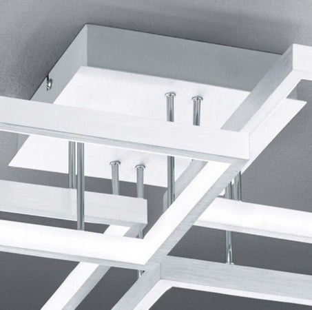 Plafoniera-Trio-Lighting-SORRENTO-24W-LED-2400LM-3000°K-dimmerabile-metallo-lampada-soffitto-quadrata-ultramoderna-interno