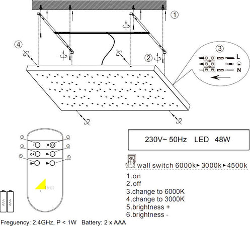 Plafoniera-Trio-Lighting-TR-TITUS-36W-LED-3300LM-bianco-dinamico-dimmerabile-lampada-parete-soffitto-cielo-stellato
