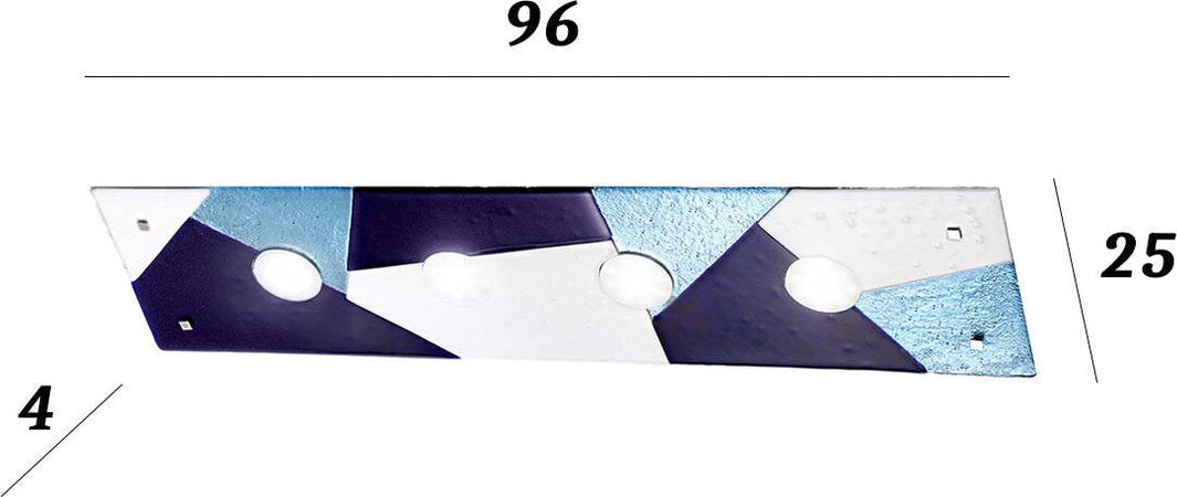 Plafoniera-vetro-blu-Familamp-TRIGONO-330-AG-MAXI-GX53-LED-lampada-soffitto-moderna-artigianale