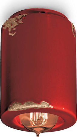 Plafoniera-Vintage-Ceramica-Bordeaux-1-Luce-E14