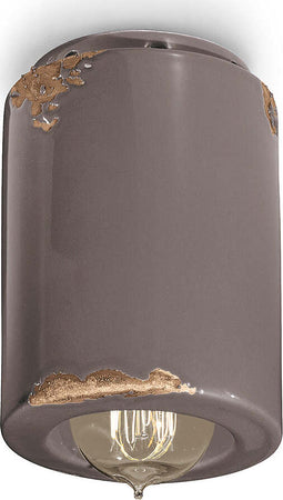 Plafoniera-Vintage-Ceramica-Tortora-1-Luce-E14