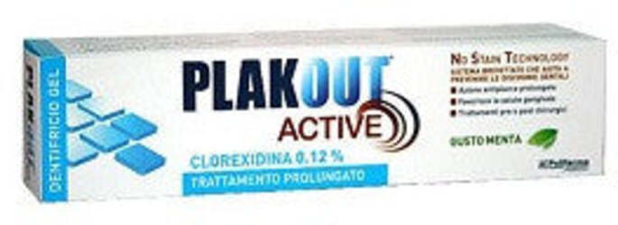 Plak out active dentif 0,12%