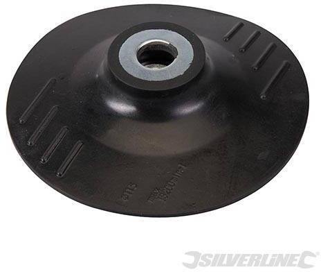 Platorello in gomma per smerigliatrici angolari e levigatrici lucidatrici offerta silverline