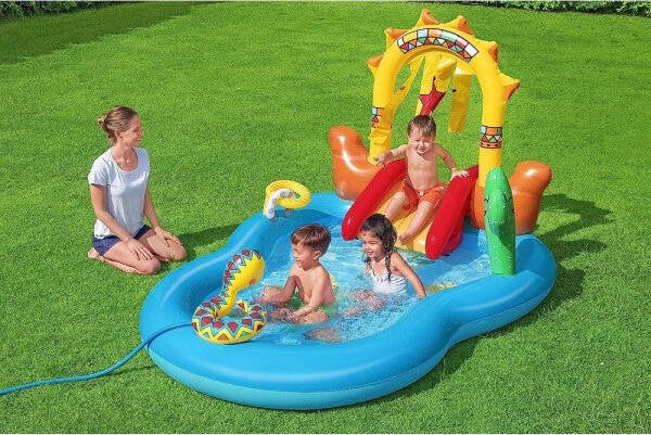 Play-Center-Piscina-Gonfiabile-Bambini-Selvaggio-West-2anni+-264x188x140cm-53118