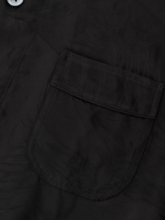 Tom Ford Camicia Uomo con Tasche e Motivo Tonale - Nera da uomo