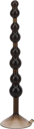 Plug Anale Stimolatore con Palline Decrescenti e Ventosa Love Throb Black Stimolatore Anale In PVC-ABS Nero Salute e cura della persona/Erotismo e contraccezione/Sex toys/Sex toys anali/Plug anali Kondorama - Martinsicuro, Commerciovirtuoso.it