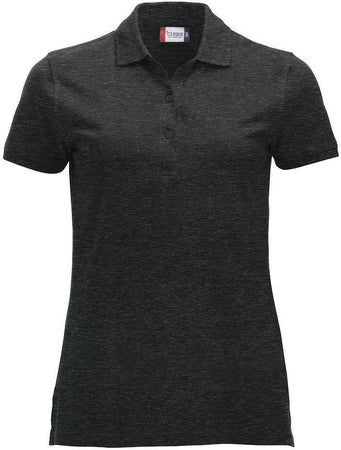 Polo Clique Classic Marion Donna Antracite Melange Polo Cotone 200 Grammi