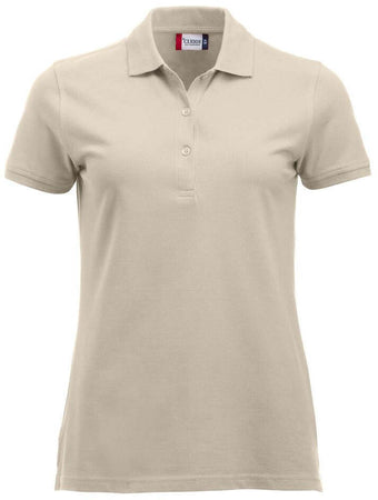 Polo Clique Classic Marion Donna Beige Polo Cotone 200 Grammi