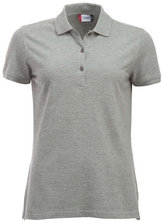 Polo Clique Classic Marion Donna Grigio Melange Polo Cotone 200 Grammi