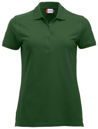 Polo Clique Classic Marion Donna Verde Bottiglia Polo Cotone 200 Grammi