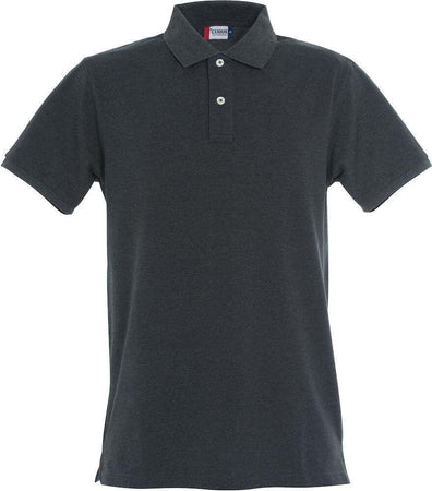Polo Clique Premium Elasticizzata Nero 215 Grammi