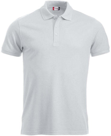 Polo Manhattan Bianco Polo Uomo Misto Cotone Taglie Forti