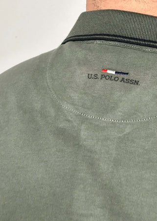 Polo maniche lunghe verde militare Moda/Uomo/Abbigliamento/T-shirt polo e camicie/Polo Kanal 32 - Santa Maria di Licodia, Commerciovirtuoso.it