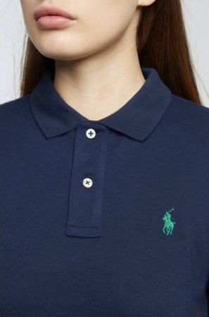 Polo Ralph Lauren Donna a Maniche Corte Con Costine T-Shirt Polo Con Logo Bottoni E Spacchi Laterali Moda/Donna/Abbigliamento/T-shirt top e bluse/Polo Euforia - Bronte, Commerciovirtuoso.it