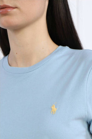 Polo Ralph Lauren Donna Short Sleeve - T-shirt Basic Moda/Donna/Abbigliamento/T-shirt top e bluse/T-shirt Euforia - Bronte, Commerciovirtuoso.it
