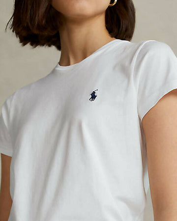 Polo Ralph Lauren Donna Short Sleeve - T-shirt Basic Moda/Donna/Abbigliamento/T-shirt top e bluse/T-shirt Euforia - Bronte, Commerciovirtuoso.it