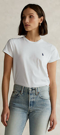 Polo Ralph Lauren Donna Short Sleeve - T-shirt Basic Moda/Donna/Abbigliamento/T-shirt top e bluse/T-shirt Euforia - Bronte, Commerciovirtuoso.it