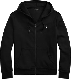 Polo-Ralph-Lauren-Felpa-Uomo-Cappuccio-Zip-Logo-Pony-Ricamato