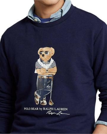 Polo Ralph Lauren Felpa Uomo Girocollo Orso Polo Bear Orsetto In Cotone Stampa Polo Bear Felpa Senza Cappuccio Orso Ralph Lauren Moda/Uomo/Abbigliamento/Felpe/Felpe senza cappuccio Euforia - Bronte, Commerciovirtuoso.it
