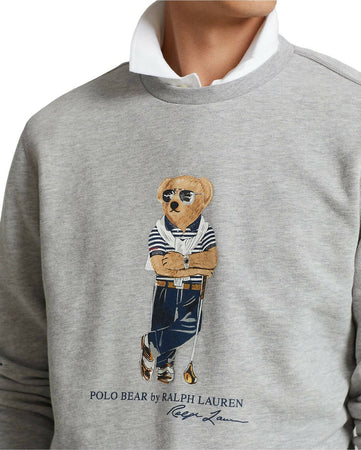 Polo Ralph Lauren Felpa Uomo Girocollo Orso Polo Bear Orsetto In Cotone Stampa Polo Bear Felpa Senza Cappuccio Orso Ralph Lauren Moda/Uomo/Abbigliamento/Felpe/Felpe senza cappuccio Euforia - Bronte, Commerciovirtuoso.it