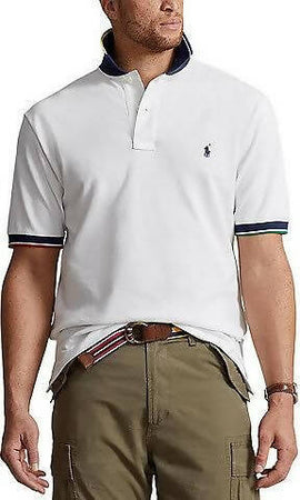 Polo Ralph Lauren Polo Uomo Custom Slim Fit Mnaiche Corte Moda/Uomo/Abbigliamento/T-shirt polo e camicie/Polo Euforia - Bronte, Commerciovirtuoso.it