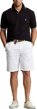 Polo Ralph Lauren Polo Uomo Custom Slim Fit Mnaiche Corte Moda/Uomo/Abbigliamento/T-shirt polo e camicie/Polo Euforia - Bronte, Commerciovirtuoso.it