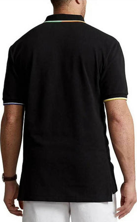 Polo Ralph Lauren Polo Uomo Custom Slim Fit Mnaiche Corte Moda/Uomo/Abbigliamento/T-shirt polo e camicie/Polo Euforia - Bronte, Commerciovirtuoso.it