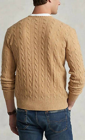 Polo Ralph Lauren Pullover Uomo Girocollo Con Trecce In Lana Merino Maglione Uomo Intrecciato Sottile Pony Cavallino Logo Polo Ralph Lauren Ricamato Moda/Uomo/Abbigliamento/Maglioni e cardigan/Maglioni Euforia - Bronte, Commerciovirtuoso.it