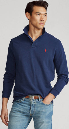 Polo Ralph Lauren Slim Fit Uomo Maniche Lunghe 100% Cotone Logo Pony Ricamato Moda/Uomo/Abbigliamento/Abbigliamento sportivo/Camicie e T-shirt sportive/Polo Euforia - Bronte, Commerciovirtuoso.it