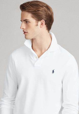 Polo Ralph Lauren Slim Fit Uomo Maniche Lunghe 100% Cotone Logo Pony Ricamato Moda/Uomo/Abbigliamento/Abbigliamento sportivo/Camicie e T-shirt sportive/Polo Euforia - Bronte, Commerciovirtuoso.it
