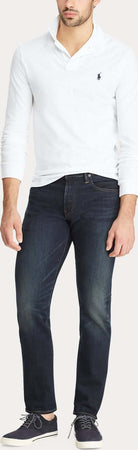 Polo Ralph Lauren Slim Fit Uomo Maniche Lunghe 100% Cotone Logo Pony Ricamato Moda/Uomo/Abbigliamento/Abbigliamento sportivo/Camicie e T-shirt sportive/Polo Euforia - Bronte, Commerciovirtuoso.it