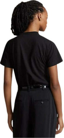 Polo-Ralph-Lauren-T-Shirt-Donna-Polo-Bear-Slim-Fit-Mezze-Maniche-Con-Orsetto