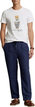 Polo-Ralph-Lauren-T-shirt-Uomo-Polo-Bear-Maglia-Girocollo-Orsetto-Custom-Slim-fit-Mezze-Maniche