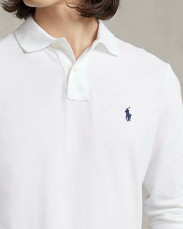 Polo Ralph Lauren Uomo Maglia A Maniche Lunghe Con Colletto Custom Slim Fit Moda/Uomo/Abbigliamento/Abbigliamento sportivo/Camicie e T-shirt sportive/Polo Euforia - Bronte, Commerciovirtuoso.it