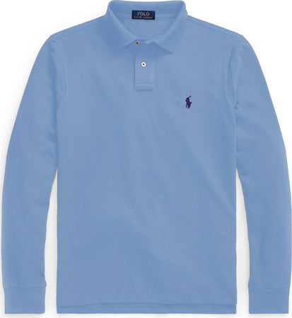 Polo Ralph Lauren Uomo Maglia a Maniche Lunghe con Colletto Custom Slim Fit Moda/Uomo/Abbigliamento/Abbigliamento sportivo/Camicie e T-shirt sportive/Polo Euforia - Bronte, Commerciovirtuoso.it