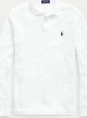 Polo Ralph Lauren Uomo Maglia A Maniche Lunghe Con Colletto Custom Slim Fit Moda/Uomo/Abbigliamento/Abbigliamento sportivo/Camicie e T-shirt sportive/Polo Euforia - Bronte, Commerciovirtuoso.it