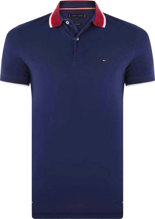 Polo Tommy Hilfiger Uomo Blu E Rossa Regular Fit Maglia Estiva Uomo Con Colletto 2 Bottoni Polo 100% Cotone Bandiera Logo Moda/Uomo/Abbigliamento/Abbigliamento sportivo/Camicie e T-shirt sportive/Polo Euforia - Bronte, Commerciovirtuoso.it