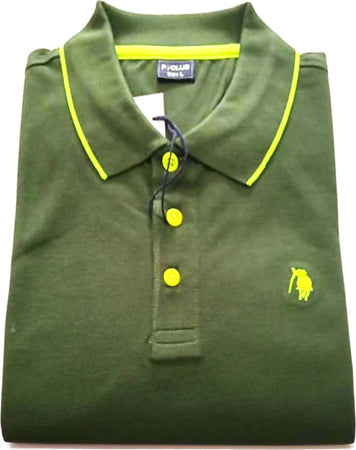 P-Club Polo Uomo Tinta Unita Maglia Mezze Maniche Colletto 3 Bottoni PClub Maglia Estiva Maniche Corte Uomo in Cotone ART. P22800 maglia uomo polo a mezza manica L'Orchidea - Siderno, Commerciovirtuoso.it