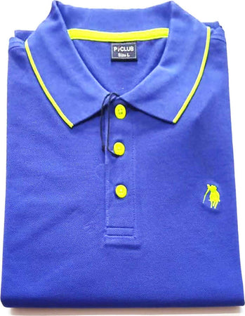 P-Club Polo Uomo Tinta Unita Maglia Mezze Maniche Colletto 3 Bottoni PClub Maglia Estiva Maniche Corte Uomo in Cotone ART. P22800 maglia uomo polo a mezza manica L'Orchidea - Siderno, Commerciovirtuoso.it