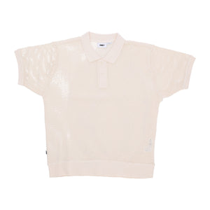 OBEY Polo Manica Corta Uomo Duke Mesh Polo Unbleached da uomo