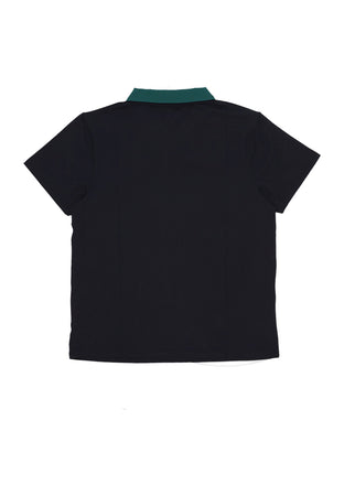 ARTE Polo Manica Corta Uomo Logo Collar Tee Black/green da uomo