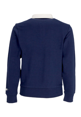 Nike Polo Manica Lunga Uomo Club L/s Polo Midnight Navy/white da uomo