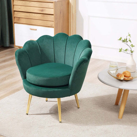Poltrona-Design-in-Velluto-Verde-da-camera-ufficio-pub-,-Poltroncina-imbottita-con-Schienale-Alto-76x67x74cm-F839-012GNA