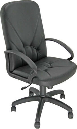 Poltrona direzionale Dante P - con ruote e braccioli - nero - Unisit Casa e cucina/Arredamento/Studio/Sedie e Sgabelli/Sedie da scrivania Eurocartuccia - Pavullo, Commerciovirtuoso.it