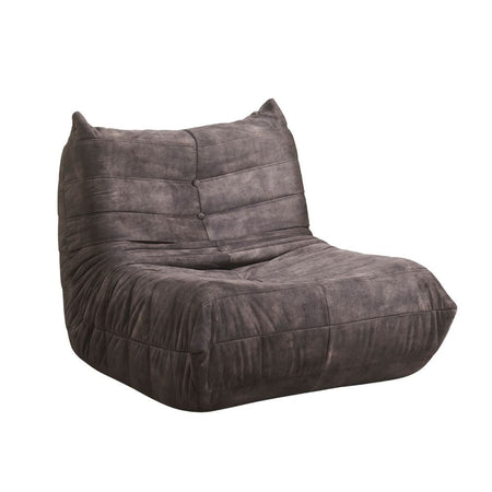 Poltrona Horace imbottitura in schiuma con rivestimento in tessuto UF912-07B grigio scuro sottovuoto