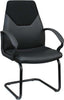 Poltrona visitatore Guru - nero - Unisit Casa e cucina/Arredamento/Studio/Sedie e Sgabelli/Sedie da scrivania Eurocartuccia - Pavullo, Commerciovirtuoso.it