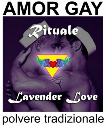 Polvere Polvo Amor Gay Lavender Love Drops Powder Polvere Esoterica Voodoo Tradizionale Santo Domingo / New Orleans