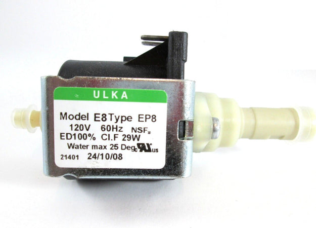 POMPA ULKA MODEL E8 TYPE EP8 120V - 60Hz - 29W - 2,5 bar - Casa e cucina/Elettrodomestici per la cucina/Macchine da caffè/Parti di ricambio per macchine da caffè/Gruppi erogatori Rossi Ricambi - Venetico Marina, Commerciovirtuoso.it