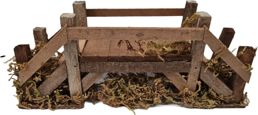 Ponte in legno decorazione per villaggio di Natale e presepe Casa e cucina/Decorazioni per interni/Addobbi e decorazioni per ricorrenze/Decorazioni natalizie/Oggettistica MagiediNatale.it - Altamura, Commerciovirtuoso.it